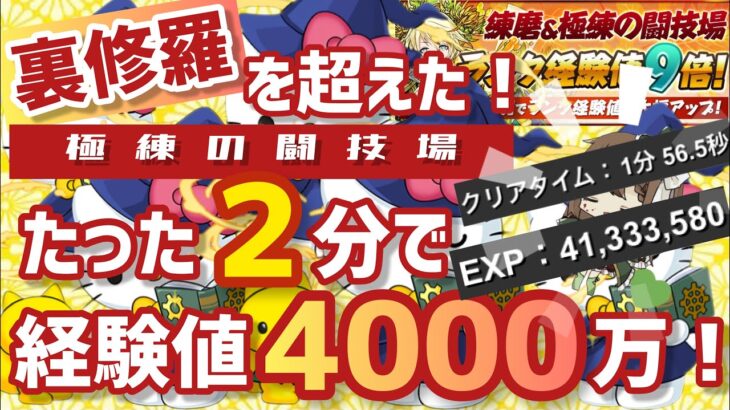 【パズドラ】極練の闘技場！両サレーネキティで1周4000万経験値の時代に！