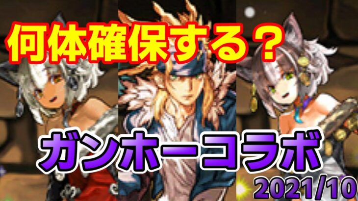 【パズドラ】何体確保する？　ガンホーコラボ 2021年10月　確保数考察編