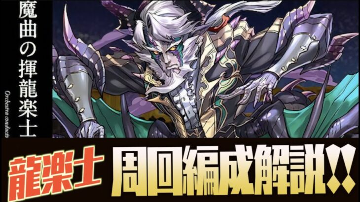 【4パターン】龍楽士（アリーナ）周回編成解説！【パズドラ実況】