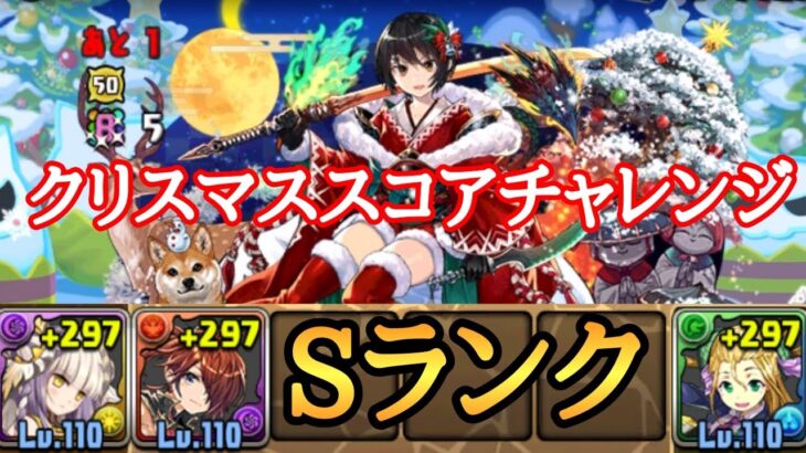 クリスマススコアチャレンジ！Sランク【パズドラ】