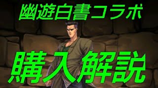 【パズドラ】戸愚呂弟は買うべき？幽遊白書コラボ確定ガチャ購入解説！