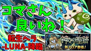 【ヘラLUNA降臨】ノーチラス～コマさん出来る子！～【パズドラ実況】