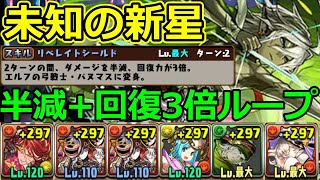 【未知の新星】アンタレス1体のみ！パヌマスの半減ループで安定攻略！【パズドラ】