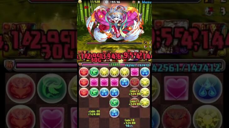 【パズドラ】パズル上手くなるまで　9日目　パズル組みすぎて点数低くなった