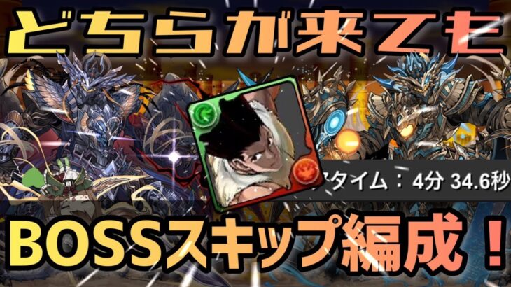 【パズドラ】ラードラ降臨！グラビティBOSSスキップ4分半周回編成！