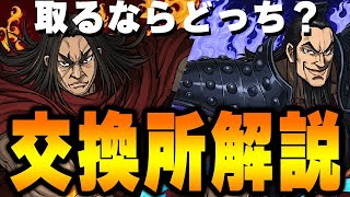 王騎と龐煖 交換するならどちらがおすすめ？キングダムの交換所解説！！【パズドラ実況】