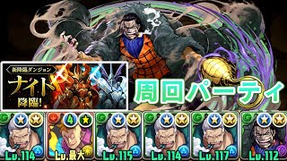 【パズドラ】ナイト降臨周回パンティ紹介