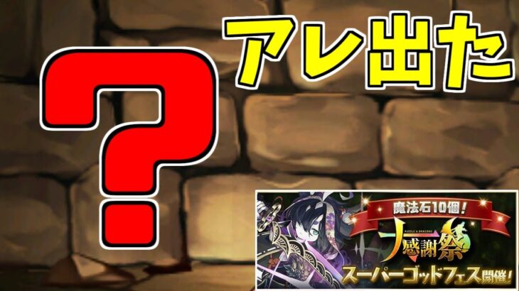 【大感謝祭GF】ガチャ～いつも引弱な私のGFに新しい風が～【パズドラ実況】