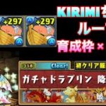 【パズドラ】ガチャドラプリン降臨　KIRIMIちゃんループで90秒周回！育成枠2つあり！