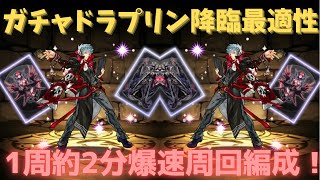 【パズドラ】ほぼズラしのみ！ガチャドラプリン降臨を四季神ループで爆速周回！