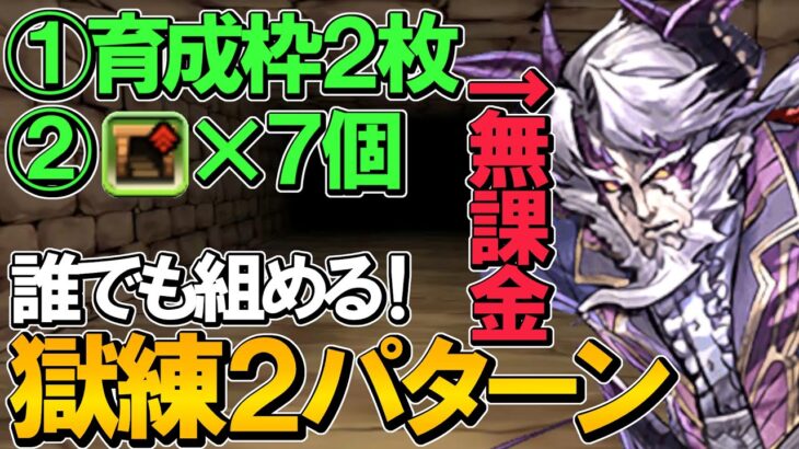 【最新版】誰でも取れる！龍楽士の無課金最強キャラ！ディオロを使った獄練の闘技場周回編成を2パターン紹介！育成枠自由！2枚抜き＆ダンボ7編成！呂布×四季神ループ！【パズドラ】