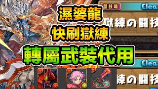 PAD パズドラ 濕婆龍 快刷 獄練。內有裝備代用。lv1100要做好準備