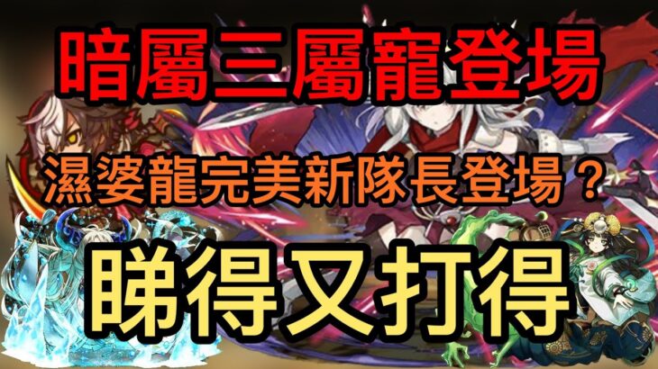 【パズドラ】【PAD】GungHo合作新寵情報  濕婆龍完美隊長登場？暗三屬寵強勢現身 ガンホーコラボ新キャラの能力公開