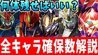 あのキャラは何体残すべき？ガンダムコラボ全キャラの確保数解説！【パズドラ実況】