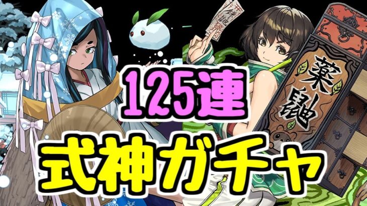 【ガチャ125連】式神ガチャ！ ユキネとイズナが欲しくてガチャを引きました。【パズドラ】