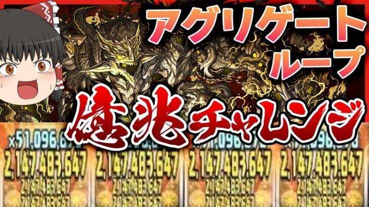 【パズドラドラゴン縛り】超富豪編成・アグリゲートループで億兆チャレンジ!!超火力＆超耐久がマジで最強すぎる!!!【ゆっくり実況】