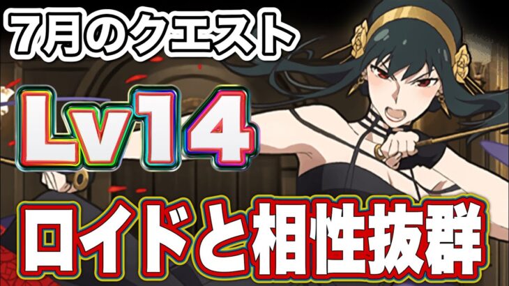 【ヨル×ロイド】チャレダン14攻略！！【パズドラ】