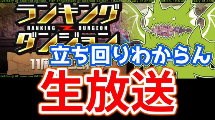 【パズドラ】王冠目指してランダンやる【11周年記念杯2】