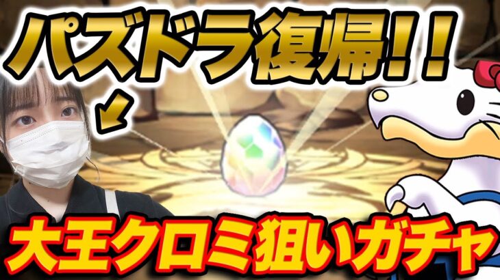 パズドラ復帰１発目！！サンリオコラボガチャで大王クロミを狙った結果・・・【ふみパズ#792】