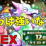 【12月クエスト2023】LvEX-ダイヤガチャドラ～これを使えと言われた気がしたので～【パズドラ実況】