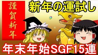 新年の運試し！年末年始スーパーゴッドフェス15連イクゾー【パズドラ】