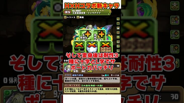 【パズドラ】ネテロ会長×3で76盤面化ループ!?ハンターハンターコラボ新キャラの性能がやばすぎる!! #shorts #パズドラ #ドラゴン縛り【ゆっくり実況】