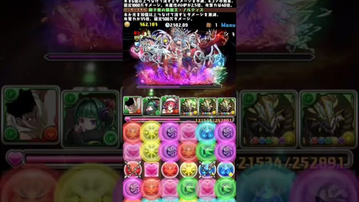 【2024.2チャレンジダンジョン15】ゴン☓正月ノルディス　おもちゃで遊ぶ【パズドラ】