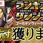 【パズドラ】ランキングダンジョンゴールデンウィーク2024杯で0.1%目指す！【雑談】