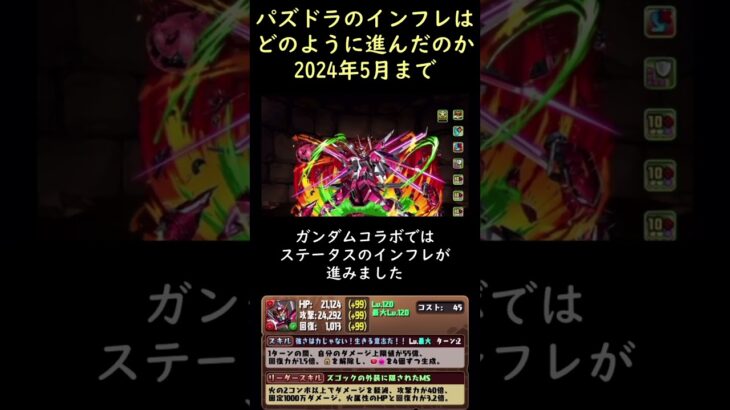 パズドラのインフレはどのように進んだのか解説！2024年5月まで #Shorts