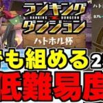 【ランダン】誰でも組める超低難易度編成で25万点↑！3パズルで王冠を狙おう！ランキングダンジョンハトホル杯超低難易度編成代用＆立ち回り解説！【パズドラ】