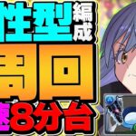 【廃課金専用】リムルの最強テンプレで新百式攻略！8-9分で安定周回！これが一番強いと思います。【パズドラ】