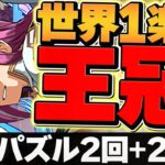 【最強立ち回り】誰でも王冠取れます！固定パズル×2色陣のみ！6200万DL記念杯 ランキングダンジョン【パズドラ】