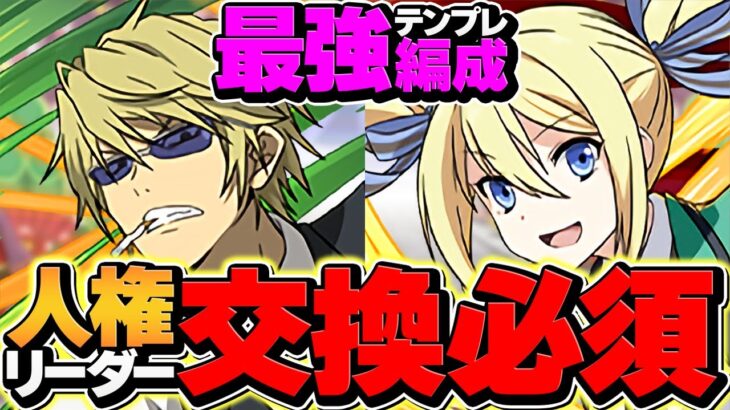 【最適正】アンジェリーナ×平和島は交換必須！環境最強クラスリーダーを逃すな！LV15攻略 ６月クエスト【パズドラ】