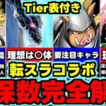 【全キャラ確保数解説】Tier表付き！低レアにも要注目！転スラキャラは何体残すべき？確保数の目安は？使い道＆性能完全解説！【パズドラ】