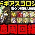 【コードギアスコロシアム】激ウマ報酬！無料ガチャも！ずらしのみ超快適正月ノルディス周回編成代用＆立ち回り解説！【パズドラ】