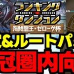 【ランダン】固定＆ルートパズル4回で楽々王冠！パズル解説も！ランキングダンジョン海賊龍王・ゼローグ杯立ち回り解説！【パズドラ】