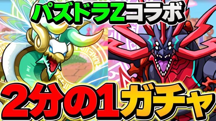 【神引き】8000円2択ガチャ！パズドラZコラボSGFコンプまで引いてみた！【パズドラ】