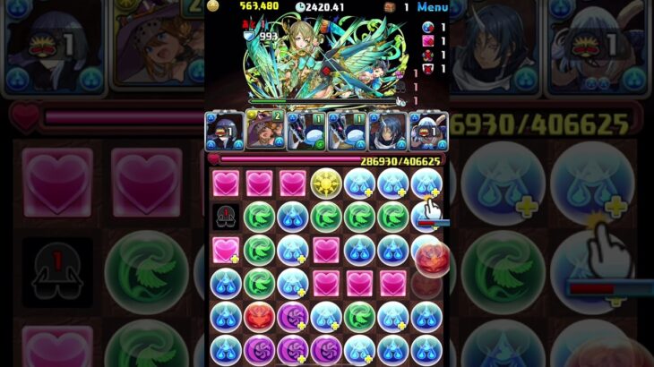 【パズドラ】8月のクエストダンジョンLv15してみた。#shorts