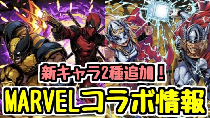 【MARVELコラボ】来週からMARVEL復刻！新キャラ2種+パワーアップ情報見ていく！【パズドラ】