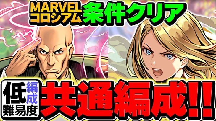 【無課金人権】条件クリア報酬全対応！MARVELコロシアム周回編成！これ見ればOK!!【パズドラ】