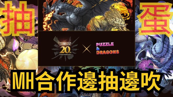 【パズドラ】【PAD】MH合作邊抽邊吹 太多內容未能細睇 先抽後研究係理想做法 モンスターハンターコラボガチャ20連