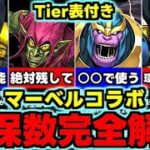 【確保数解説】Tier表付き！最レアは何体必要？ゴブリンが実は要注目！各キャラ何体残すべきなのか？マーベルコラボ使い道＆性能完全解説！【パズドラ】