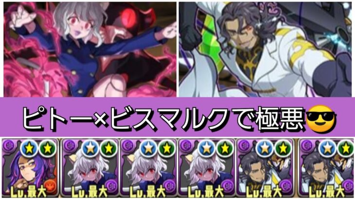 【極悪】ピトー×ビスマルクループが最強&人権すぎる！【パズドラ】【コードギアスコラボ】