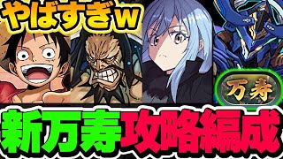 ルフィやカイドウでも攻略可能！みんなの新万寿チャレンジの攻略編成が凄すぎる！！【パズドラ実況】