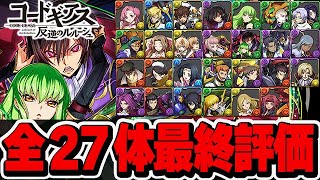 新万寿であのキャラの評価上昇！！コードギアスコラボの最終評価！！【パズドラ実況】