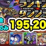 【王冠GET👑】パズル簡単‼️ ランキングダンジョン ティフォン杯 無課金キャラのみ 編成・立ち回り紹介！！【パズル&ドラゴンズ】