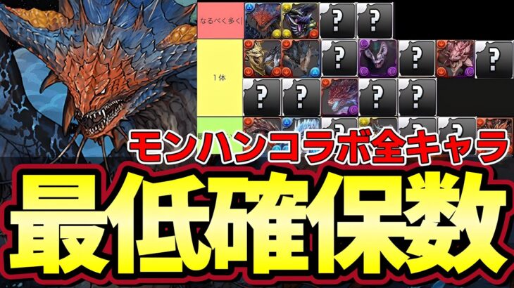 【パズドラ】モンハンコラボ最低確保数解説‼︎ネロミェールの交換の為交換素材解説‼︎全体評価【パズドラ実況】