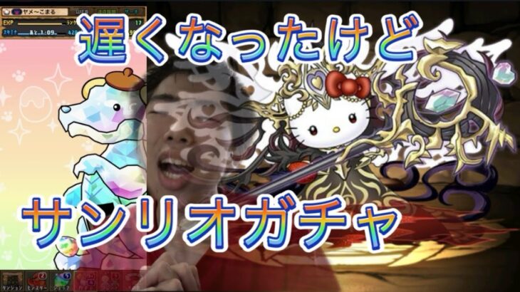 【パズドラ】遅くなったけど。サンリオコラボガチャ引く！/ヤメ〜こまる