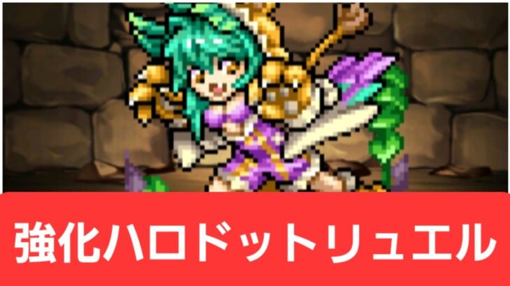 【パズドラ】強化されたハロウィンドットリュエルが強すぎてヤバい！！【ぶっ壊れ】【最強】【人権】【環境1位】【新百式】【新千手】【新万寿】【新凶兆】