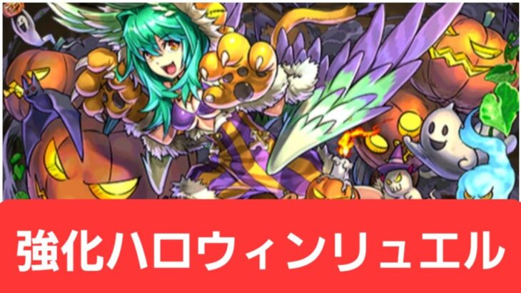 【パズドラ】強化されたハロウィンリュエルが強すぎてヤバい！！【ぶっ壊れ】【最強】【人権】【環境1位】【新百式】【新千手】【新万寿】【新凶兆】